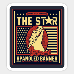 The Star Spangled Banner Sticker
